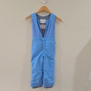 Spyder Kids Blue Snow Bib Pants Size 5 Adjustable Insulated Winter Sports